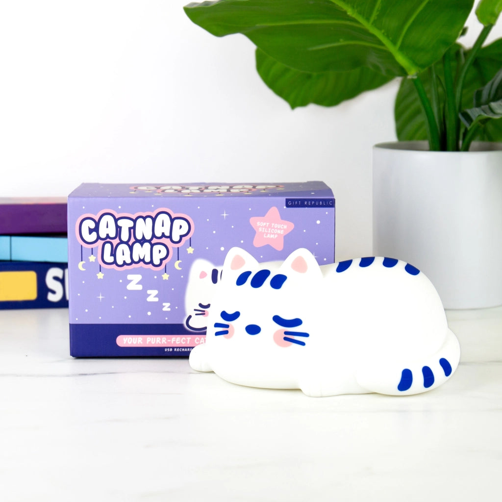 MAGS Cat Nap Lamp with Sound  Lampada LED Gatto con Suono Rilassante