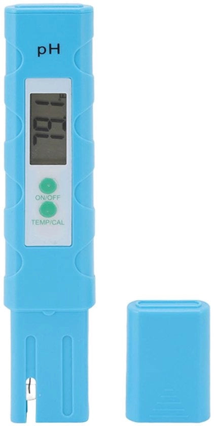 Testatore di pH Preciso Digitale con Calibrazione Automatica - Formato Portatile - Adatto per Piscine e Acquari - Ideale per la Casa