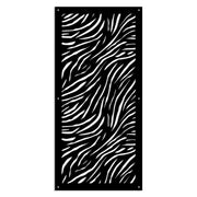 TIGER - Pannello in PVC traforato - Parasole Colore: nero, Misura: 47x94 cm