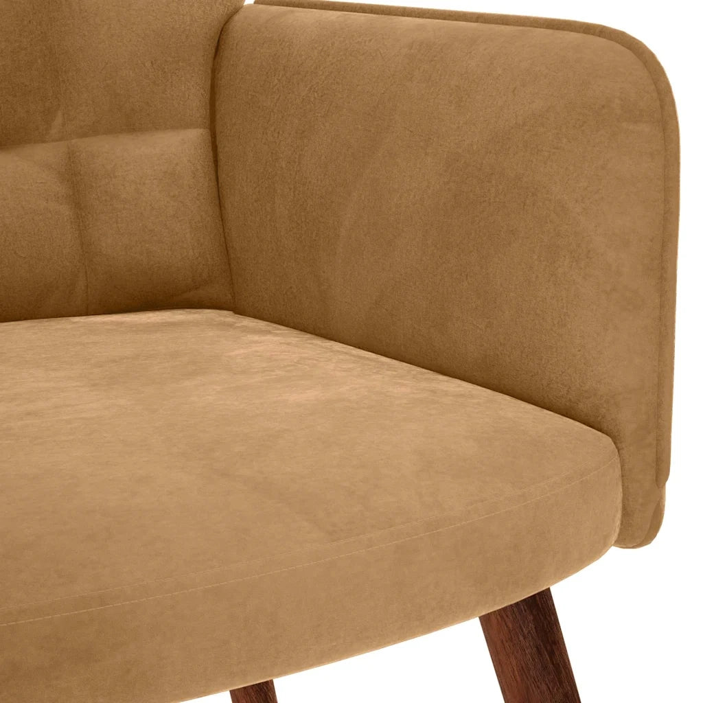 Divano Sedia-Poltrona Relax Marrone in Velluto 911156