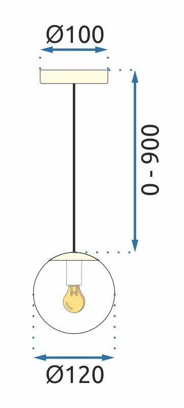 Lampada APP1249-1CP Gold