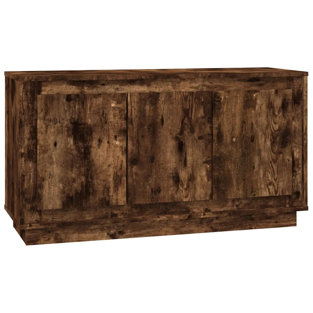 Credenza | Madia | Buffet da pranzo | Armadio da pranzo Rovere Fumo 102x35x55 cm in Legno Multistrato
