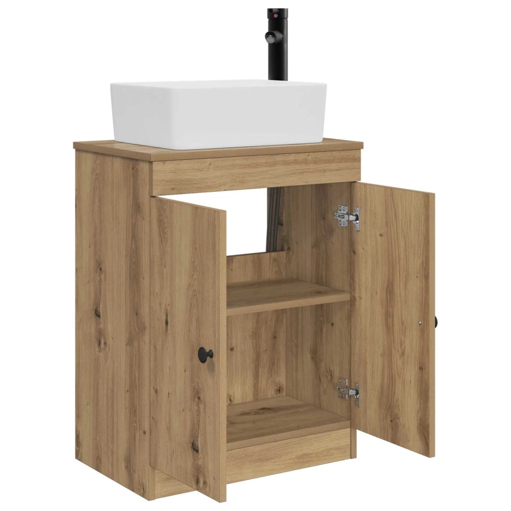 Mobile da bagno con lavabo Rovere Artigianale 54 x 35 x 83 cm