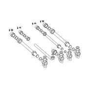 Kit raccordi 4 rubinetti per caldaie ariston