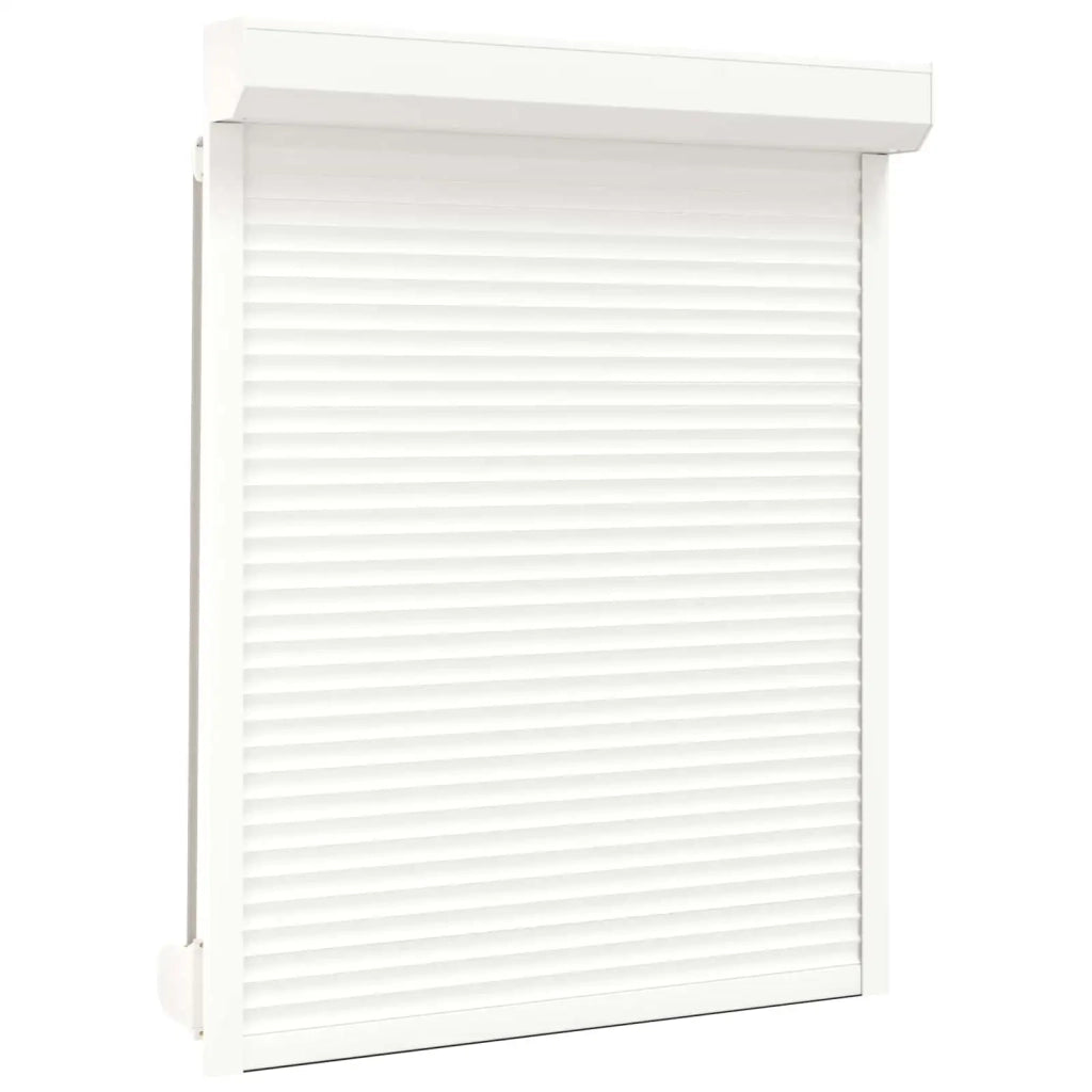 Persiana a rullo Bianco 120 x 150 cm Alluminio e poliuretano
