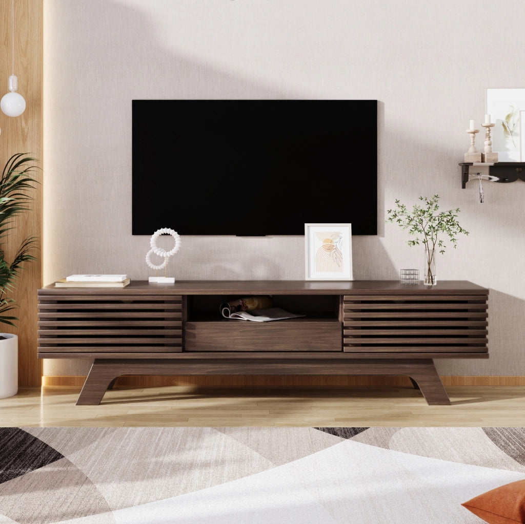 Mobile TV con cassetto e due ante, 150 cm