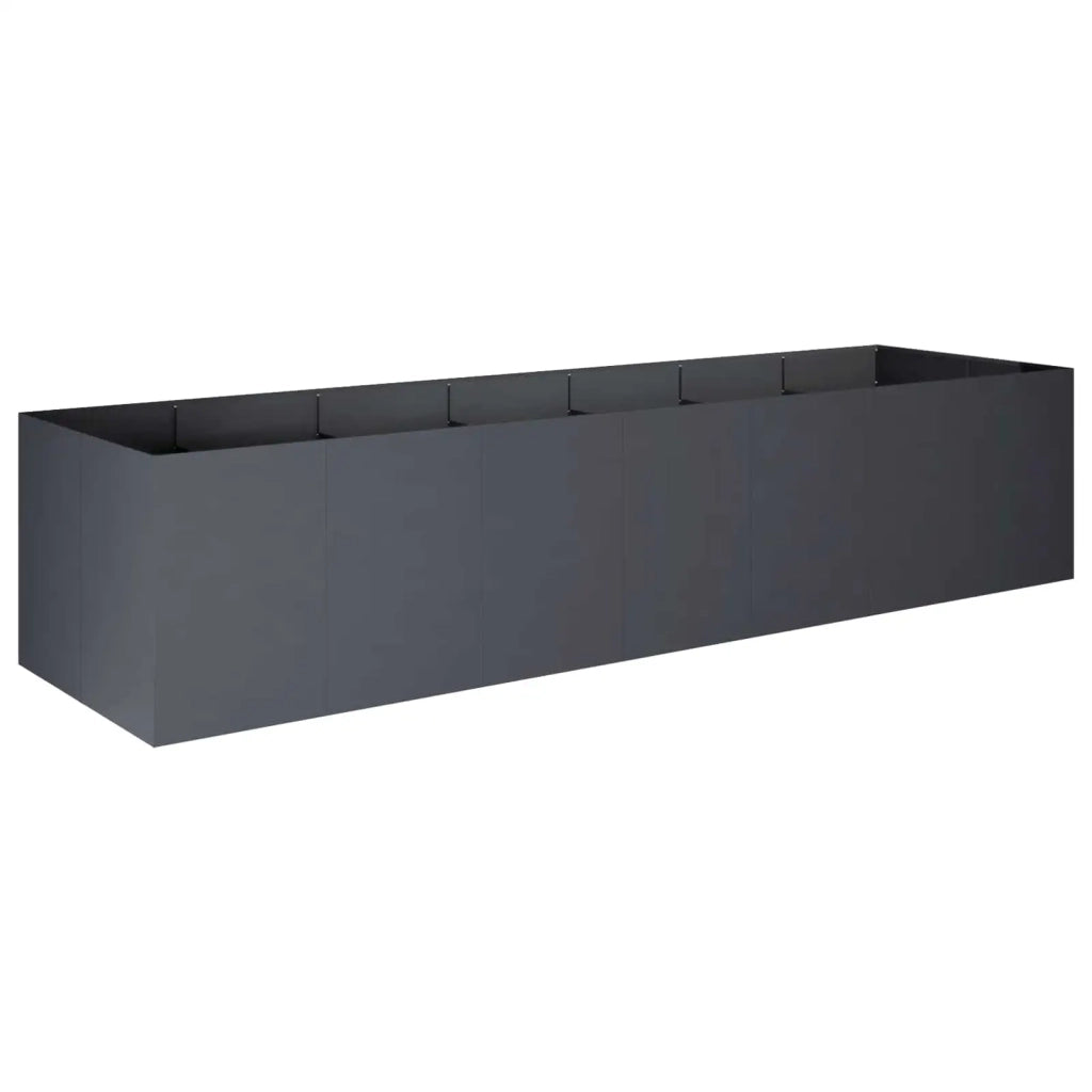 Vaso da giardino Antracite 280 x 80 x 60 cm 3422158