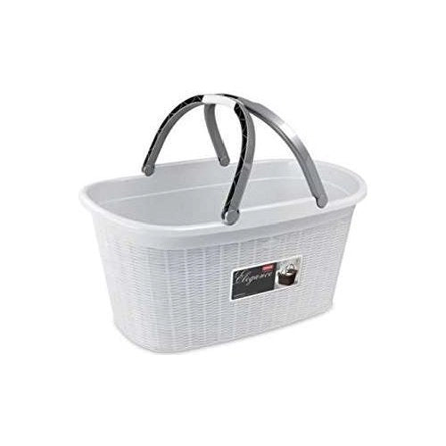 Cesta Portabiancheria Stefanplast Elegance Colore Bianco