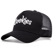 Cappellino da baseball nero con ricamo Cookies