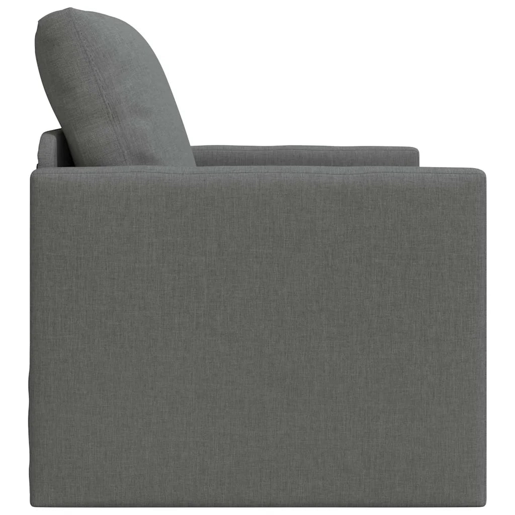 Divano letto-Sofa Letto-Daybed Grigio scuro 74 x 77 x 81 cm Tessuto