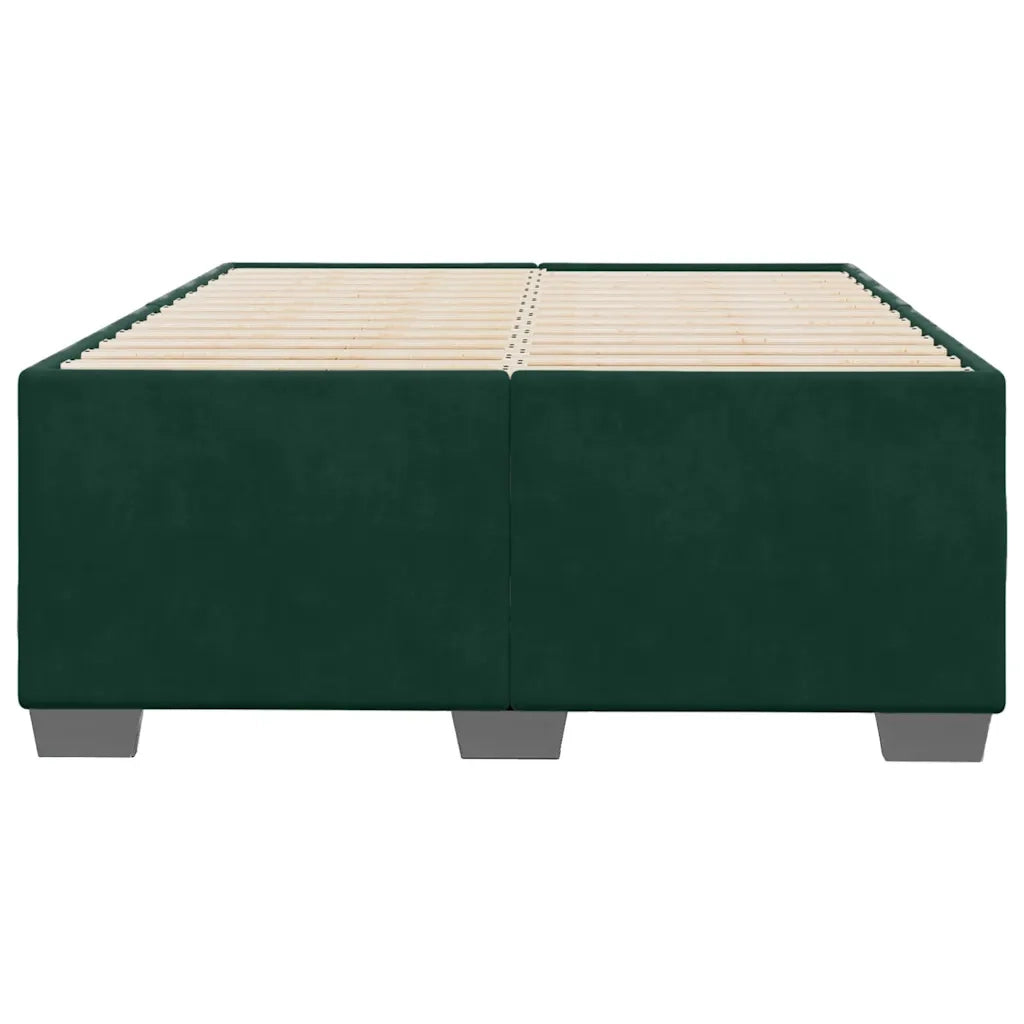 Giroletto senza Materasso Verde Scuro 120x200 cm in Velluto 3284628