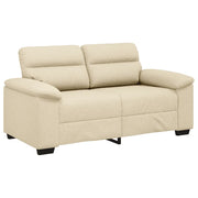 Divano | Divano da soggiorno | Sofa a 2 Posti Crema 160x81x84 cm in Tessuto