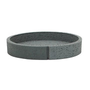 Portasapone in poliresina grigio - serie Pietra