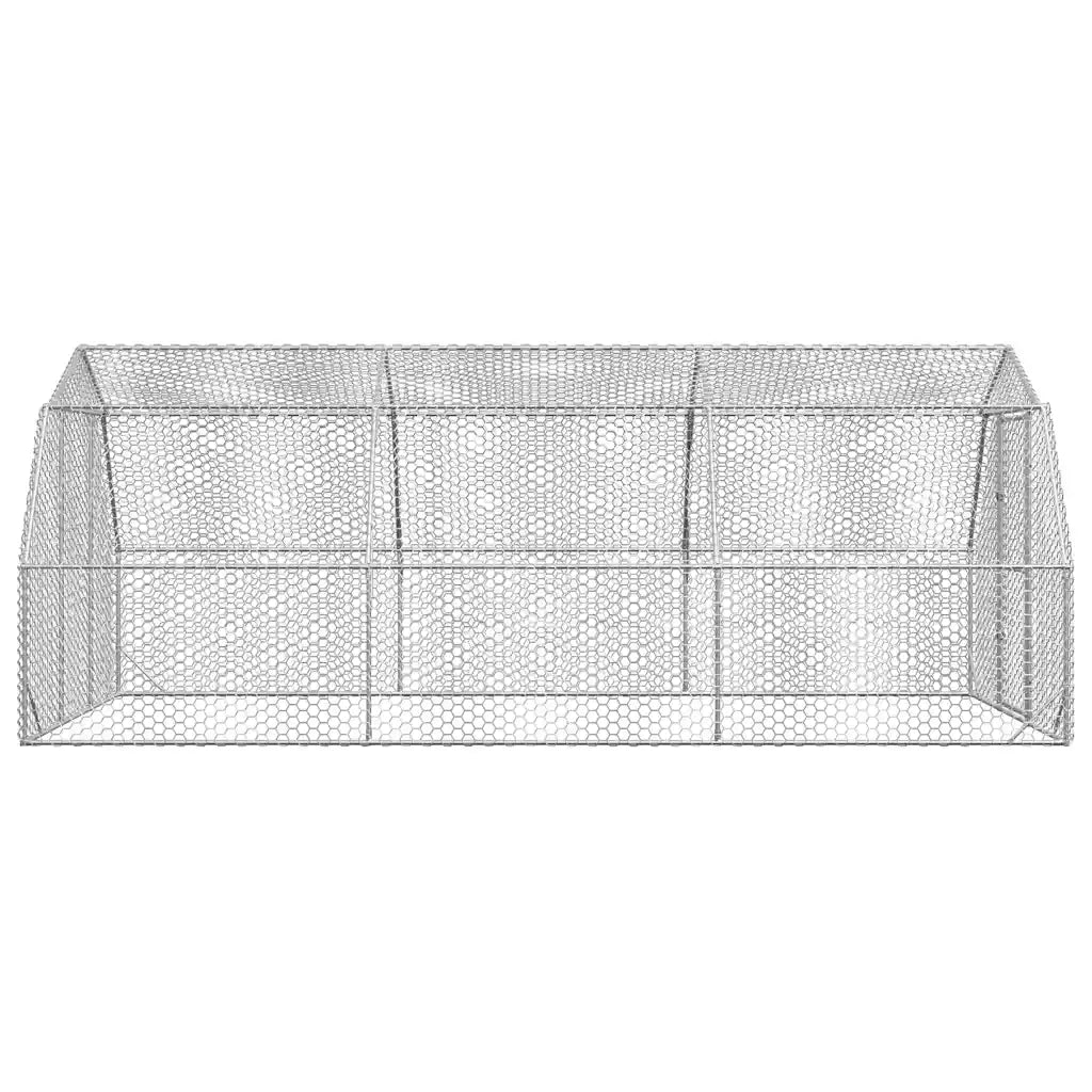 Recinto per Polli 2,5x6x2,25 m in Acciaio Zincato