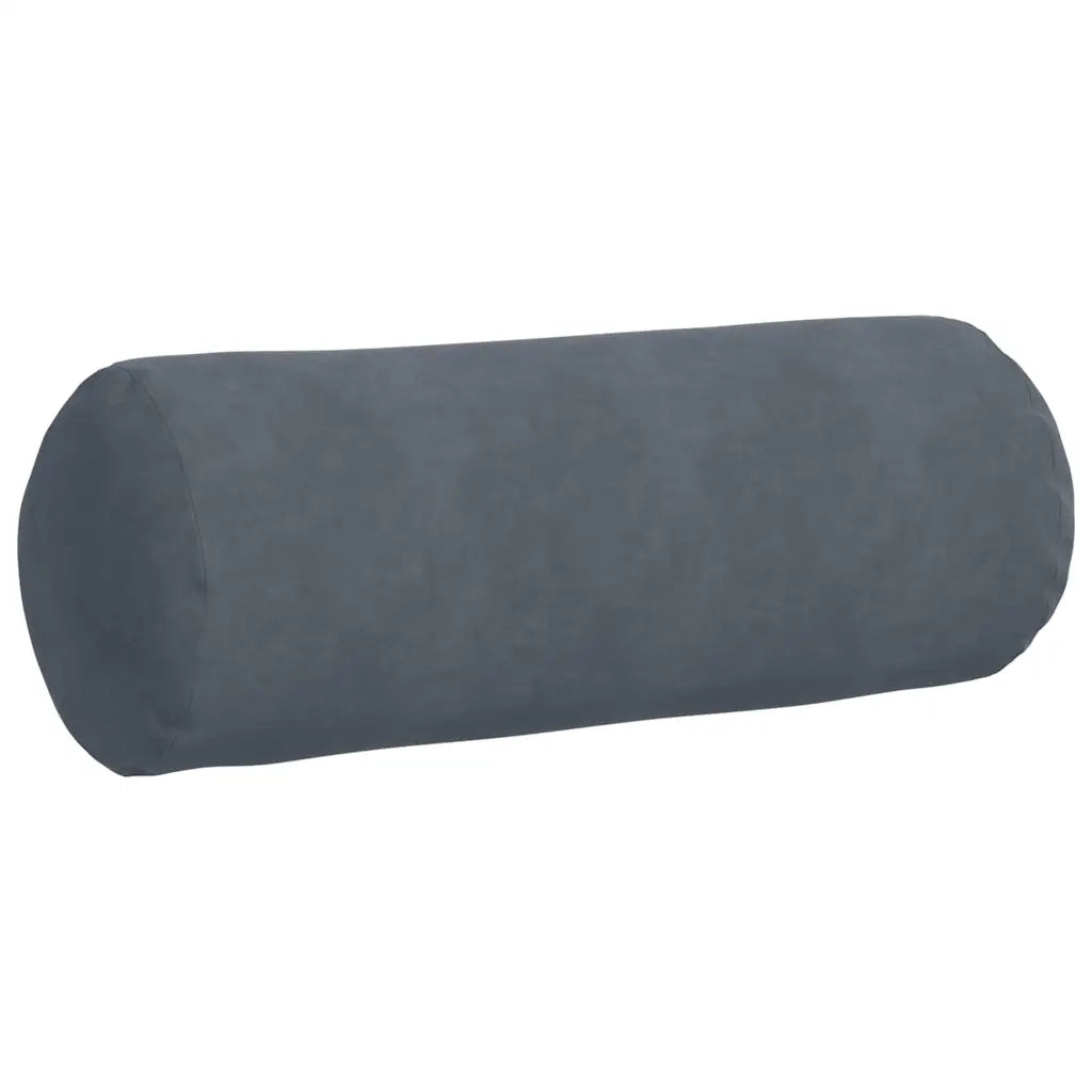 Cuscini a rullo 2 pz | Cuscini per sedie Grigio scuro ? 25 x 70 cm