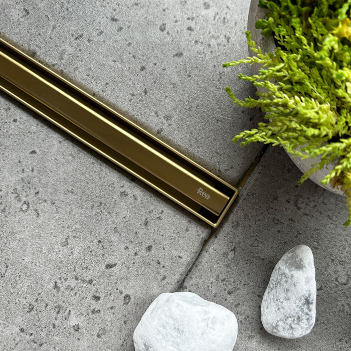 Scarico Lineare Rea Neox Slim Pro Gold 100