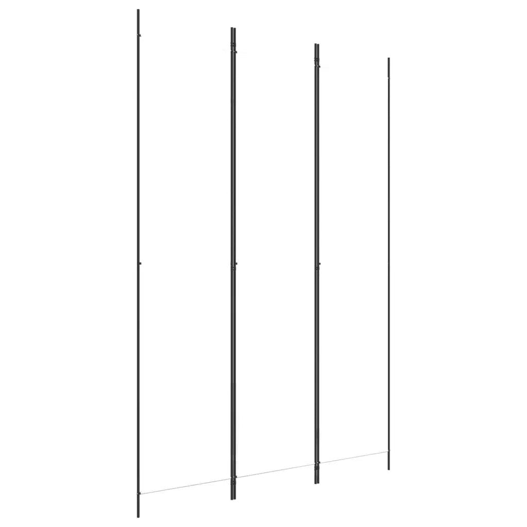 Divisorio a 3 Pannelli bianco 150x220 cm in Tessuto