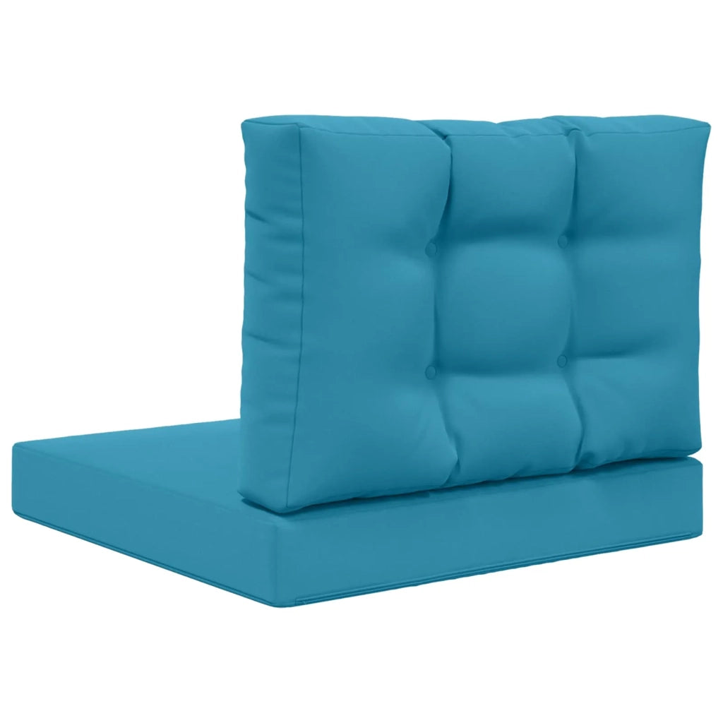 Cuscino per divano da esterno 2 pcs Blu Reale Poliestere 900737