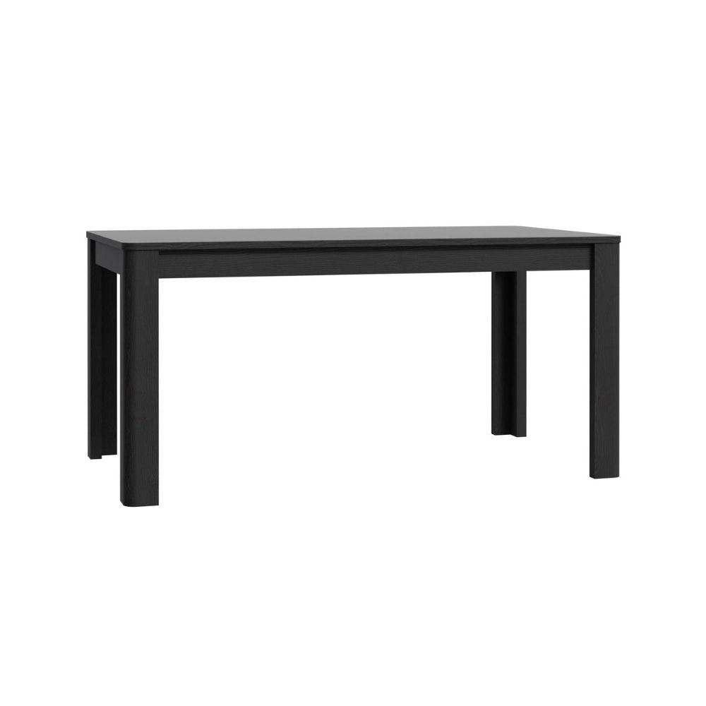 Tavolo rettangolare allungabile Mono Core 160/206 cm con allunga centrale colore nero