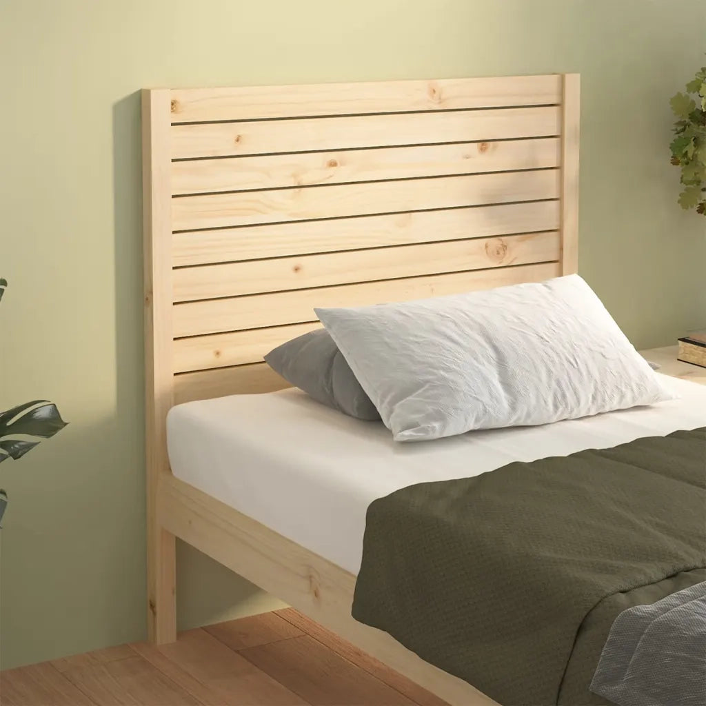 Testiera per Letto 106x4x100 cm in Legno Massello di Pinocod mxl 94775
