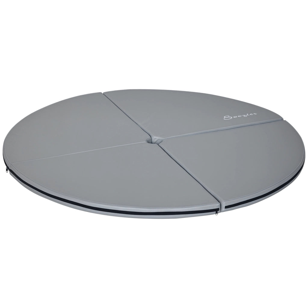 Tappetino pieghevole per pole dance ¨C zephmum ¨C grigio 150x5 cm
