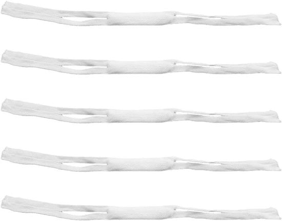 Set di 5 borse esterne impermeabili per chirurgia estetica con fascia elastica estensibile e alette di rete.