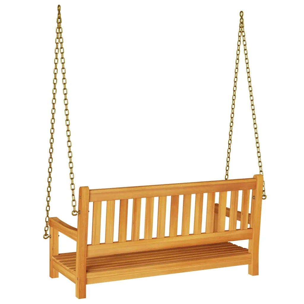 Panchina Altalena da Giardino Naturale 110 x 56 x 58,5 cm 4105521