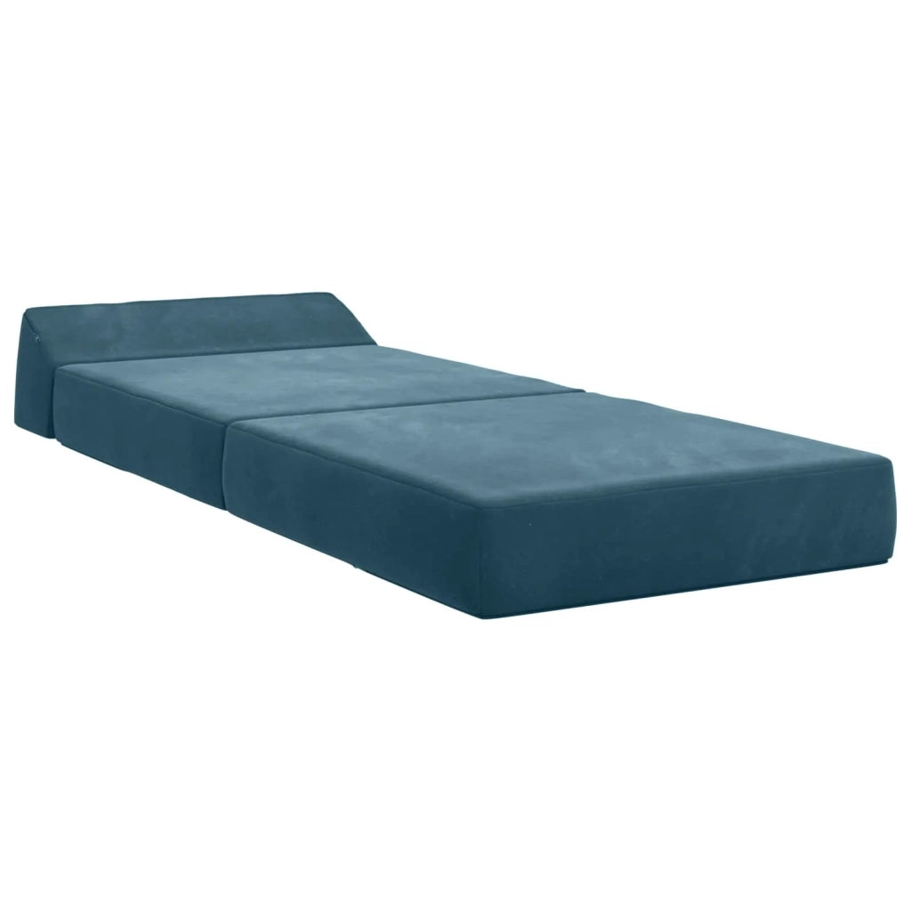 Divano Letto Pieghevole Blu 60 x 70 x 41 cm Tessuto