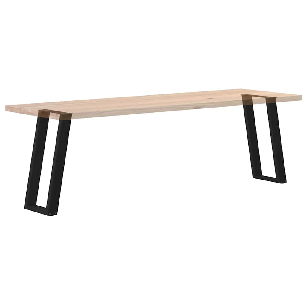 Set di 2 gambe per tavolo consolle angolate moderne con piedini livellatori 28 x 72 x 73 cm acciaio nero 02_0057059