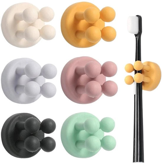Trovatori di denti - colorati e carini - set da 6 - silicone