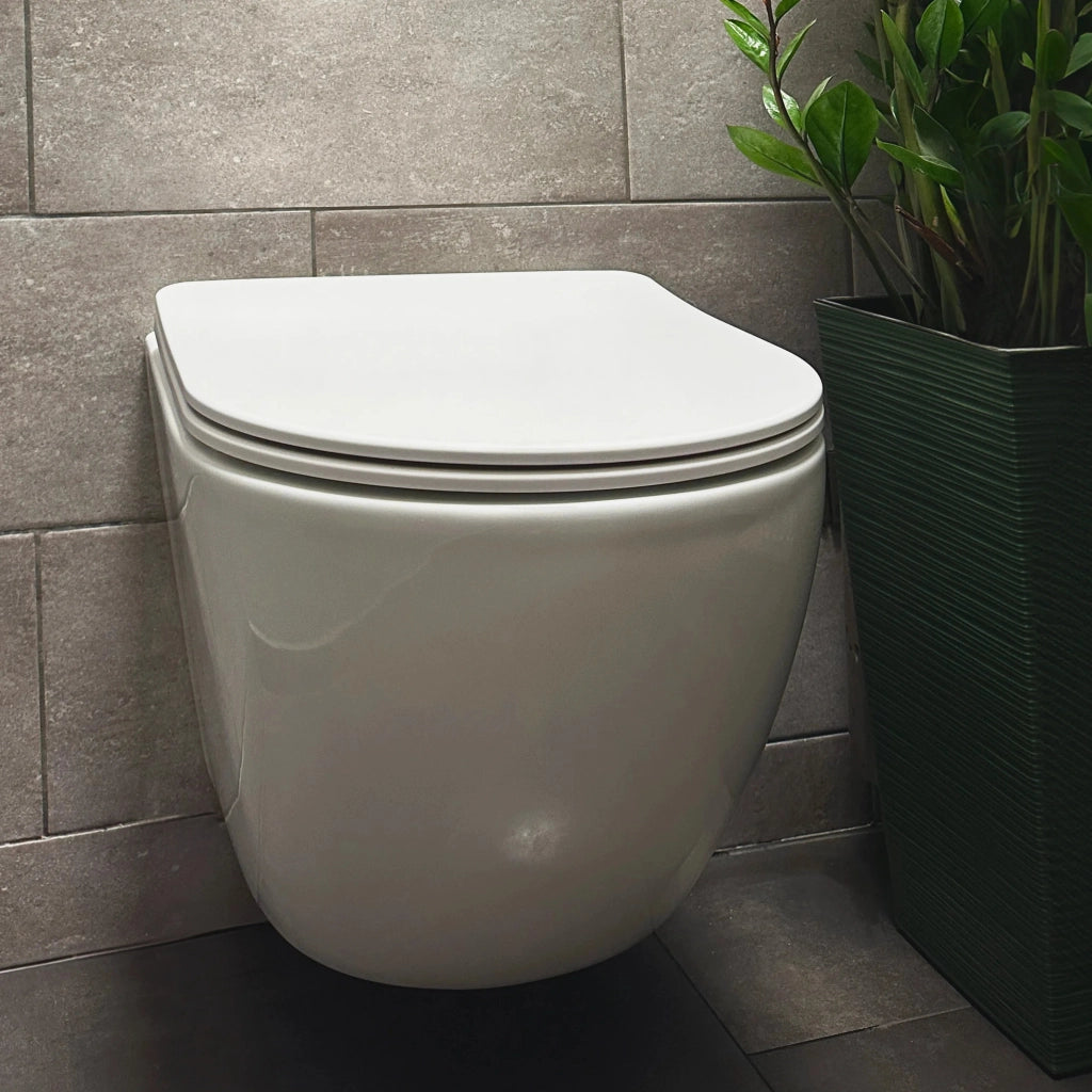 Vaso Wc Sospeso Rea Carlo Mini Tornado Rimless Flat N