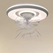 Trade Shop - Lampada Con Ventola Ventilatore Plafoniera Da Soffitto Led Luce 3200k-6500k 33252 -