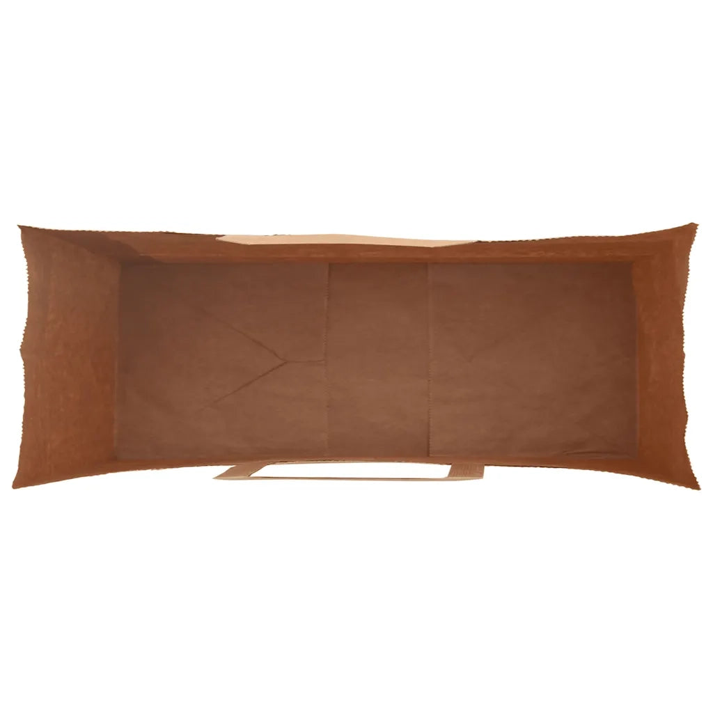 Sacchetti di Carta 250 pz con Manici Marrone 32x12x42 cm