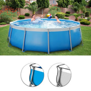 Piscina fuori terra MILOS 450 -  4,50 h 1,30 m - Piscina Fuori Terra Milos 450 -  4,50 H 1,30 M Liner Sabbia / Bianco