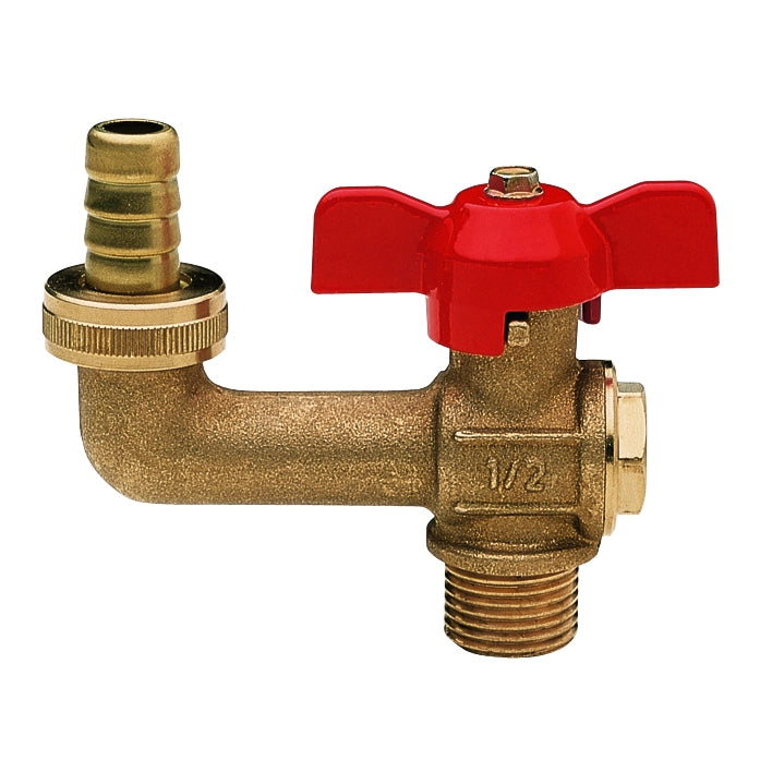 RUBINETTO PORTAGOMMA A SFERA PER GIARDINO- 3/4 (DN 20) 15 bar/217.5psi- ITAP- pezzi 1