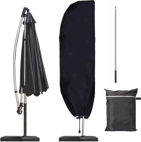 Parasol con Asta Telescopica - Impermeabile e Resistente ai Raggi UV, Ideale per Parasole Portatili, Dimensioni 265 x 40/70/50 cm