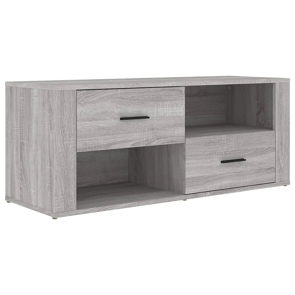 Mobile TV-Credenza TV-Console TV Grigio Sonoma 100x35x40 cm in Legno Multistrato 719842