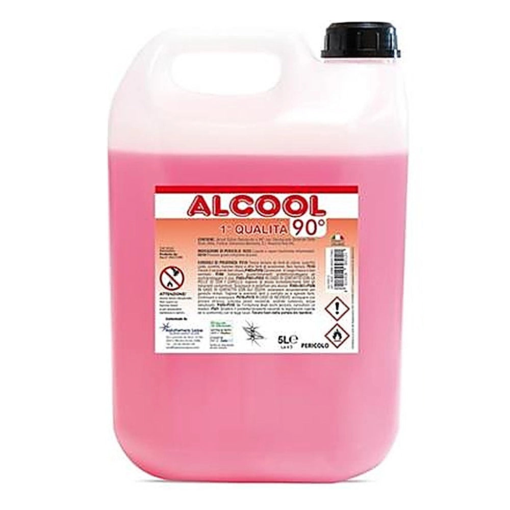Alcool etilico denaturato 90 gradi *** formato 5 litri, confezione 1