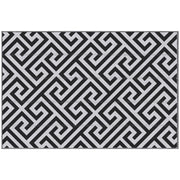 Tappeto da esterno reversibile ¨C zephmum ¨C nero e bianco 121x182 cm