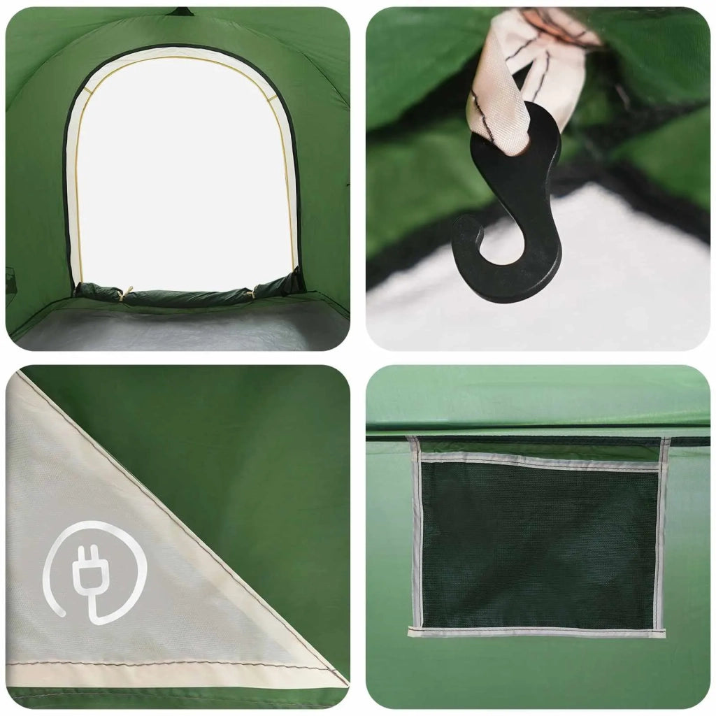 Tenda da auto Verde 200 x 170 x 170 cm Poliestere e Acciaio 42028539