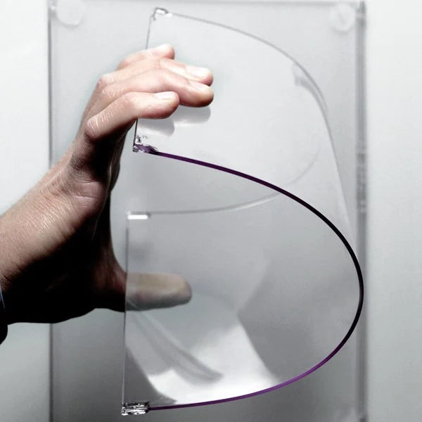 Porta avvisi tasca easy in policarbonato con biadesivi - A4 verticale
