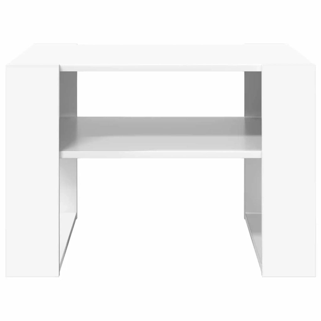 Tavolino da salotto Bianco 66 x 53 x 45 cm Legno multistrato