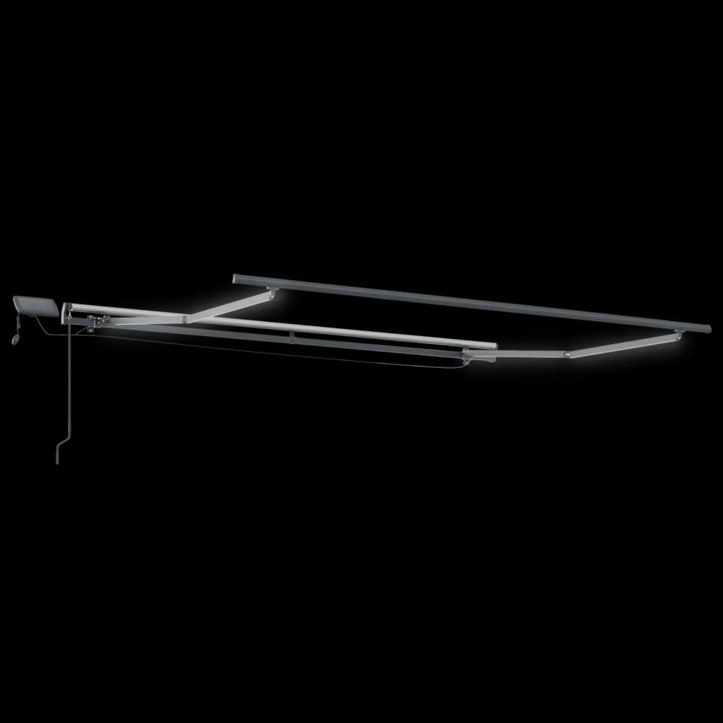 Tenda retrattile Tortora 600 × 300 cm Tessuto e Alluminio 3426488