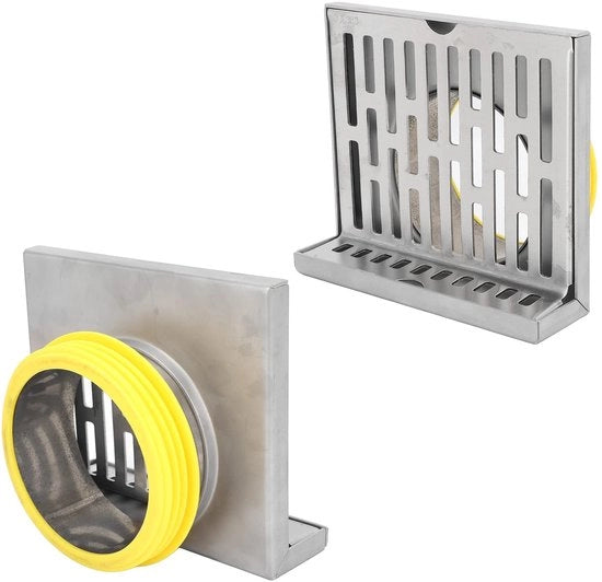 Afvoer L-Vorm in RVS per Esterno per Doccia con Filtro