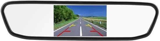 Monitor di retrovisore HD - 4,3 pollici schermo LCD TFT - 2 canali ingresso video - Alta risoluzione definitiva - Compatibile con tutti i formati segnale - Pratico e versatile - Automonitor
