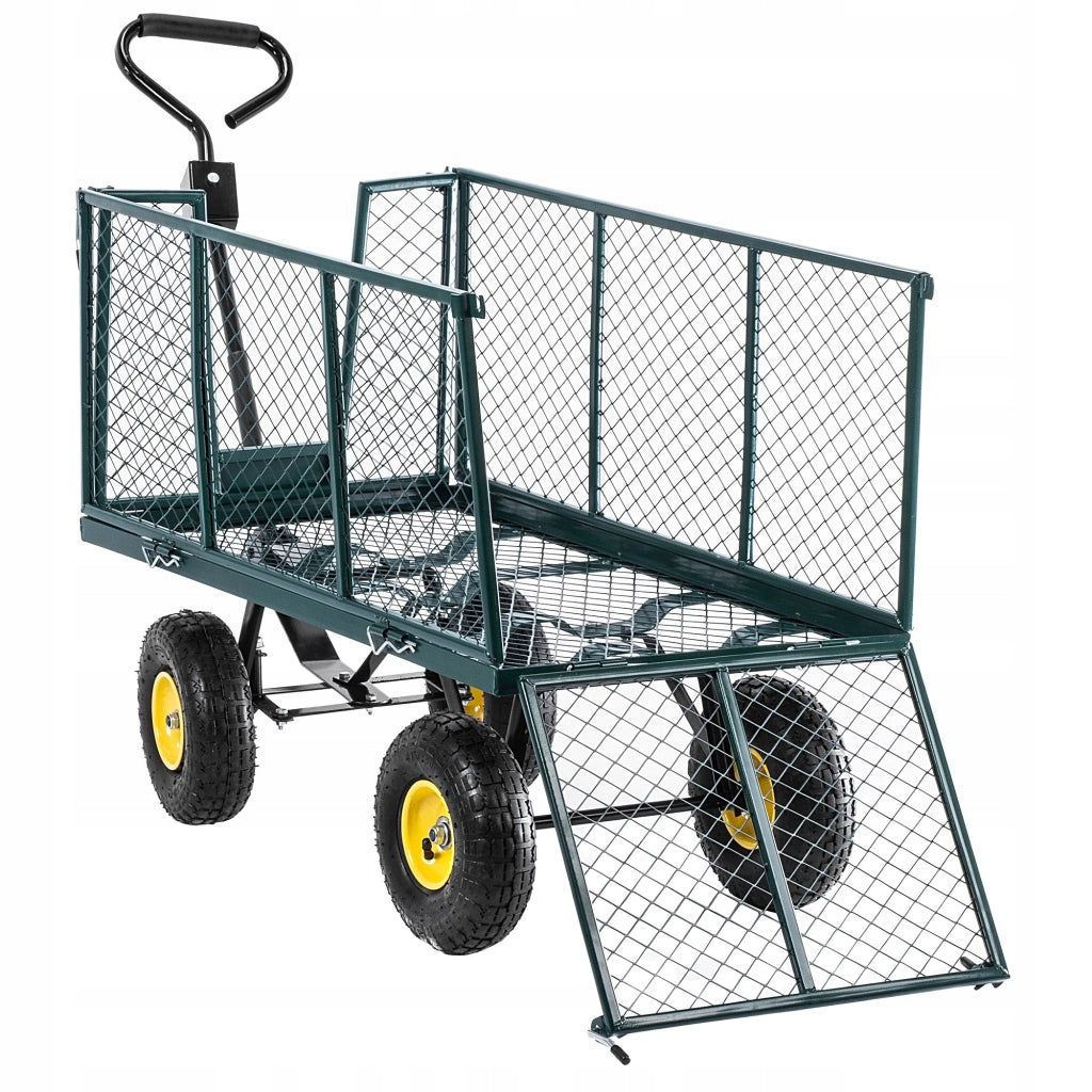 Carrello da giardino KADAX, carriola da trasporto, rimorchio, 450 kg, 200 L, XXL, grande, robusto