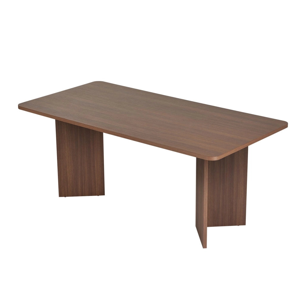 Tavolo da pranzo in legno "Linza" 180 x 90 x 75 cm - Noce