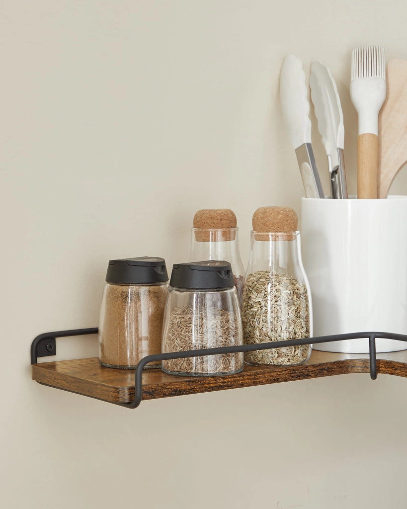 Valora SHELVES 2 pezzi Mensole da parete rustiche per soggiorno x2