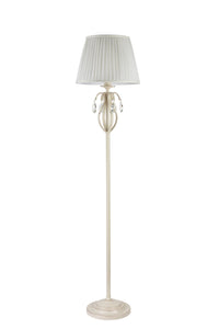Lampada da terra Elegant in Metallo Brionia Beige