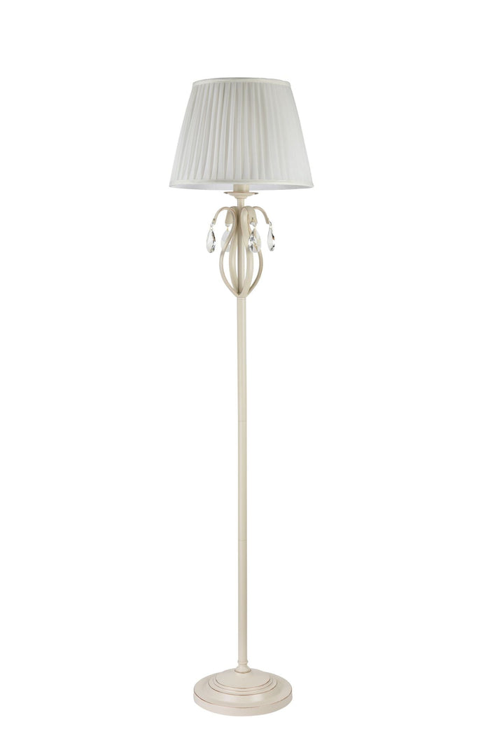 Lampada da terra Elegant in Metallo Brionia Beige